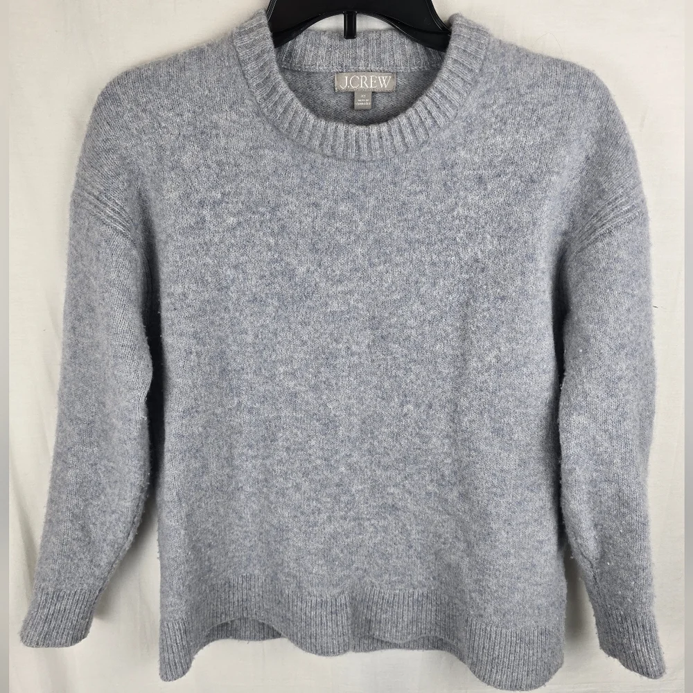 J.CREW 100% Lambswool Long Sleeve Sweater Sz XS
